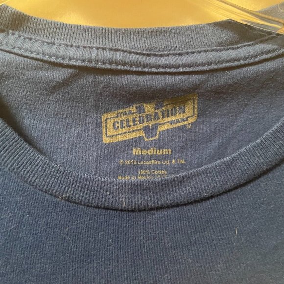 Star Wars Celebration V (2010) T-shirt, Women's size M, Leia "I Love You" - Picture 2 of 3